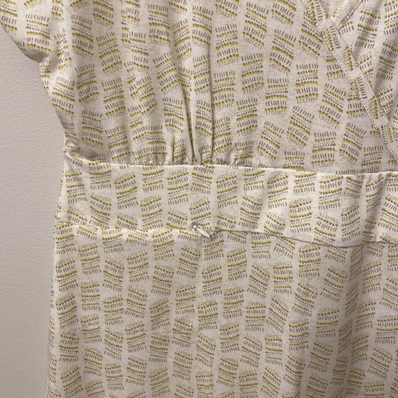 Summer dress, size large, Royal Robbins, ivory-coloured with pattern - Picture 2 of 4